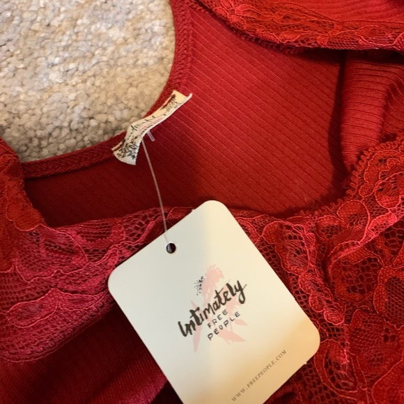 NWT FreePeople Red Bodysuit - Picture 6 of 7